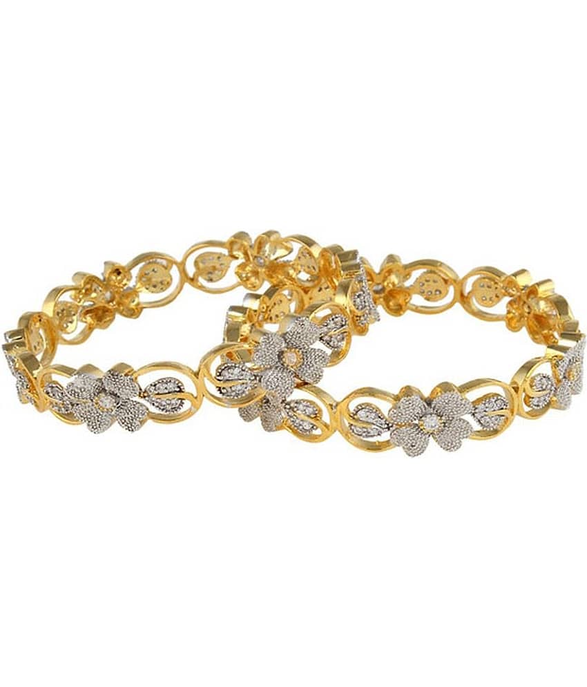 Youbella White Alloy Bangle - Bangles & Bracelets | Buy online on ZillyBuy