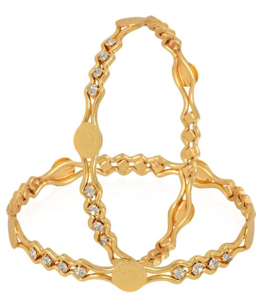 Youbella White Alloy Bangle - Bangles & Bracelets | Buy online on ZillyBuy