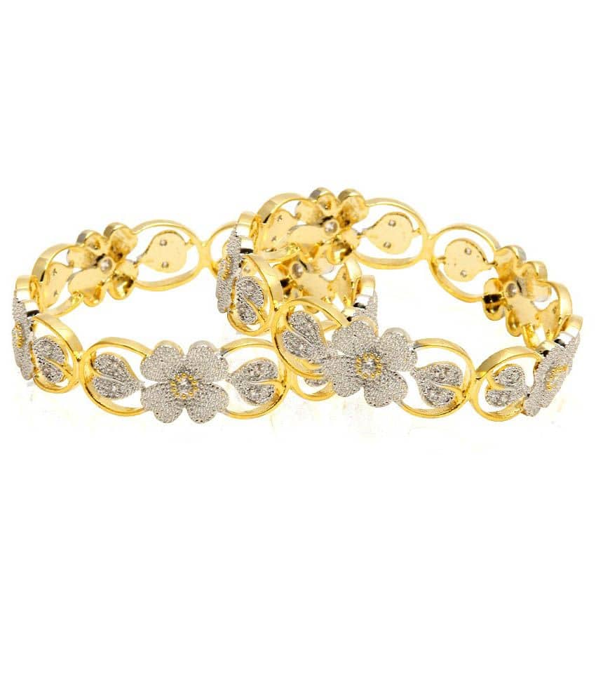 Youbella White Alloy Bangle - Bangles & Bracelets | Buy online on ZillyBuy