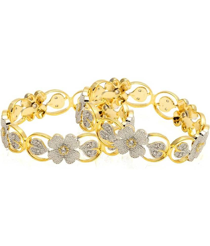 Youbella White Alloy Bangle