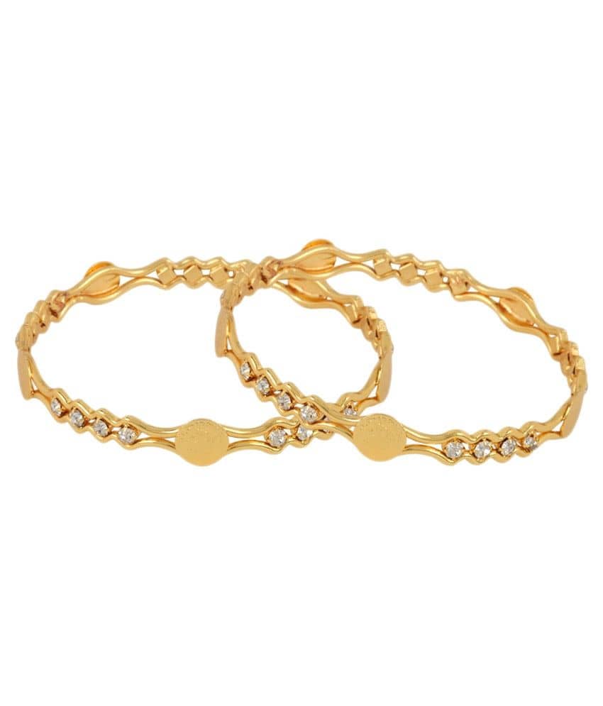 Youbella White Alloy Bangle - Bangles & Bracelets | Buy online on ZillyBuy