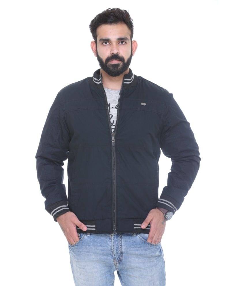     			Trufit Black Cotton Jacket