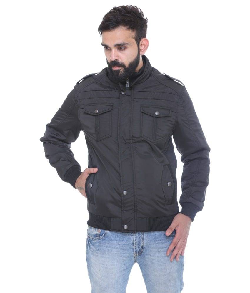 Trufit Black Polyester Blend Jacket Trufit Black Polyester Blend Jacket