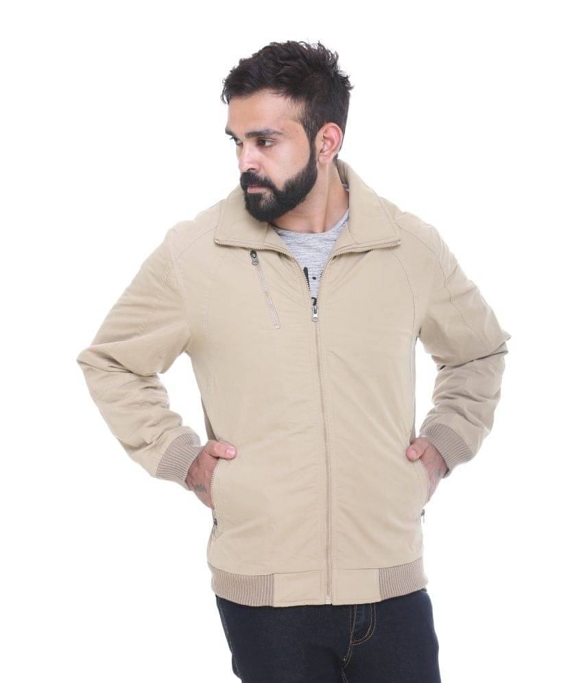     			Trufit Cotton Men's Casual Jacket - White ( Pack of 1 )