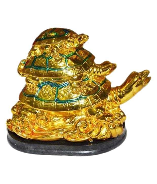 Shine&shine Multicolour Three Tiered Feng Shui Tortoises Shine&shine Multicolour Three Tiered Feng Shui Tortoises