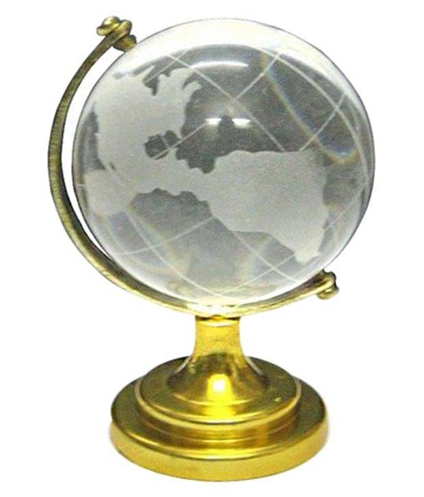    			Shine&shine White Feng Shui Crystalglobe