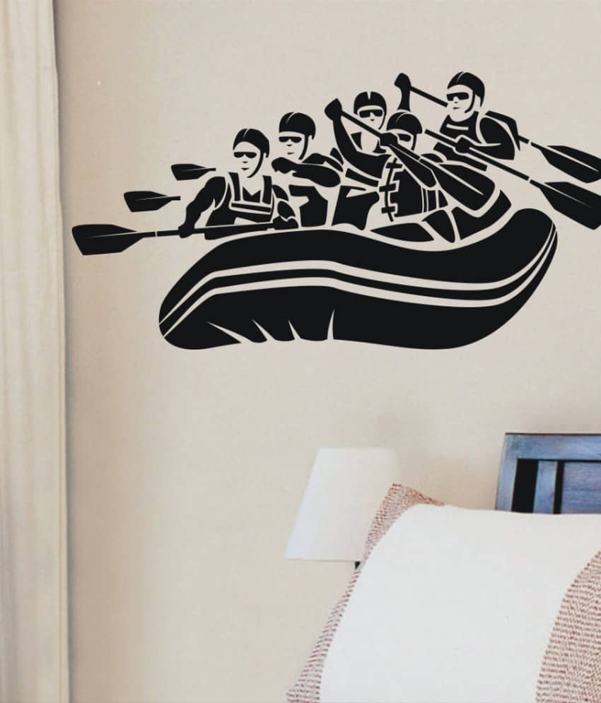 Decor Villa Black Pvc Wall Stickers
