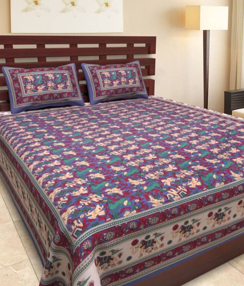     			Uniqchoice Cotton Double Bedsheet ( )