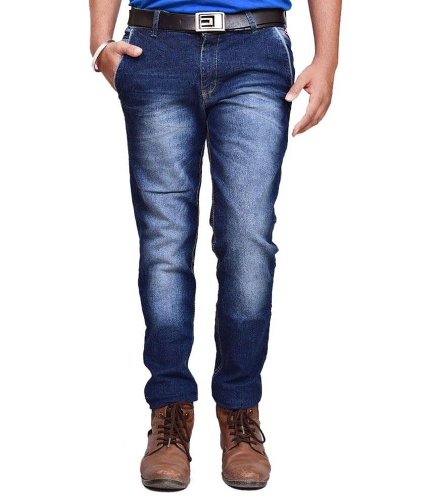     			British Terminal Blue Slim Fit Jeans