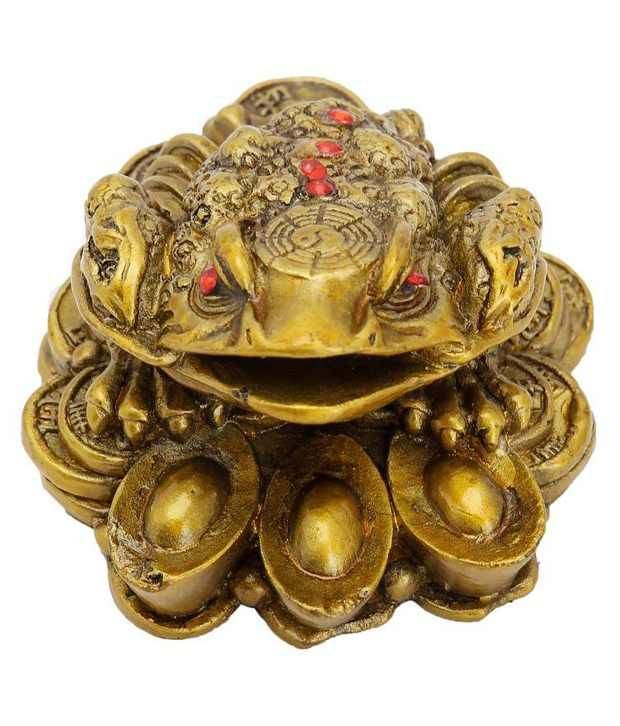     			U P Handicrafts Yellow Marble Laughing Buddha