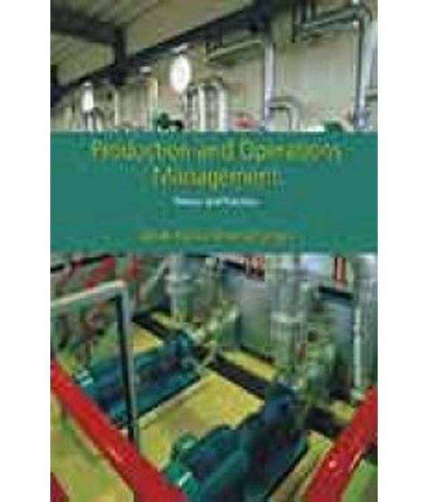     			Production And Operations Management Paperback