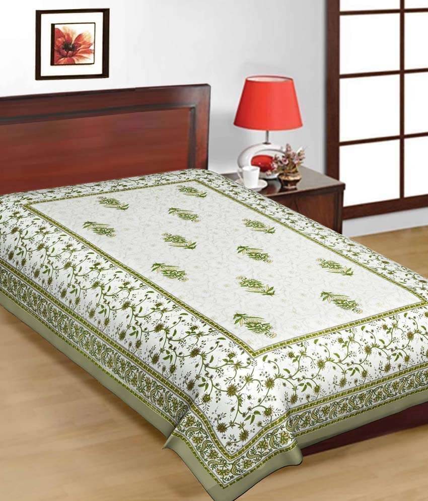     			Uniqchoice Cotton Single Bedsheet ( Multi )