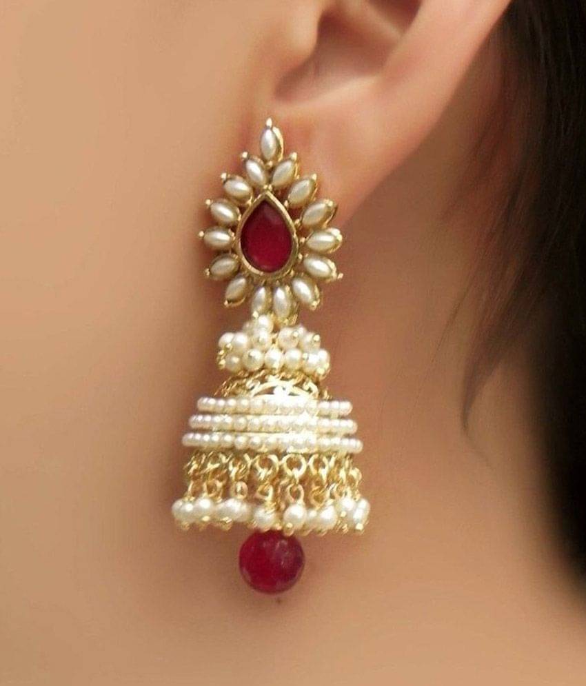     			YOUBELLA Multi Color Jhumki Earrings ( Pack of 1 )
