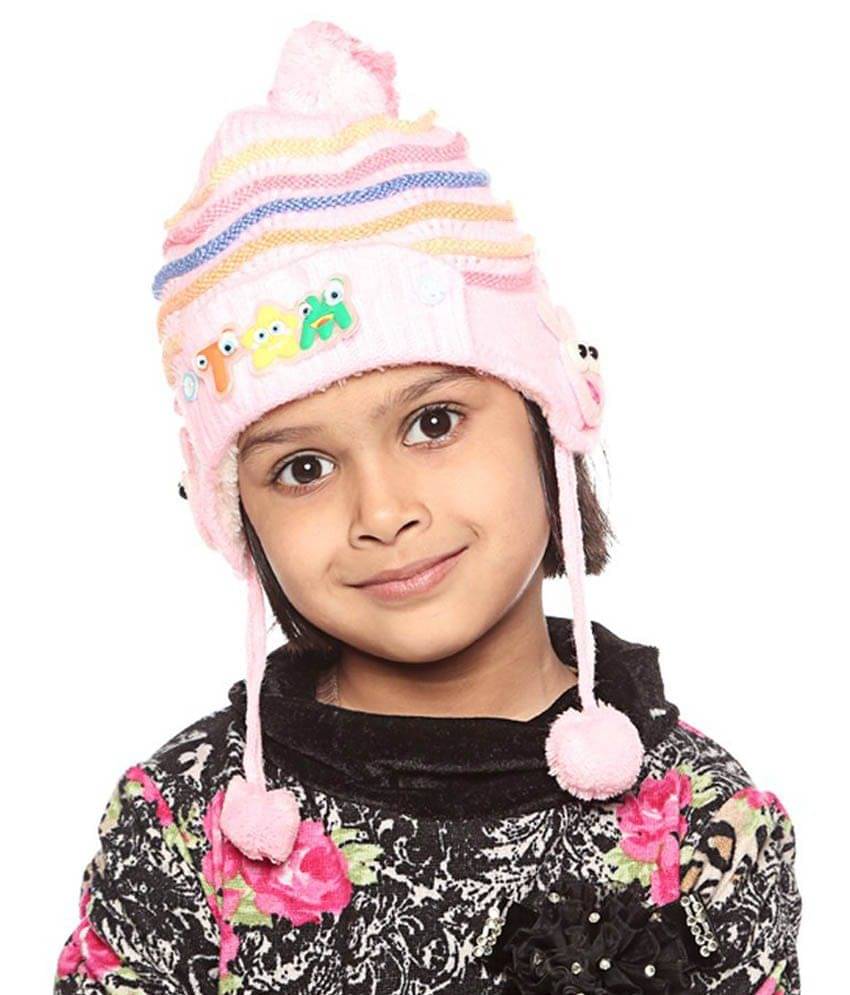     			Bizarro.in Multicolour Woollen Caps For Kids