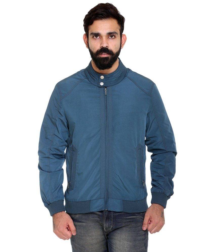Trufit Navy Polyester Full Sleeve Jacket Trufit Navy Polyester Full Sleeve Jacket