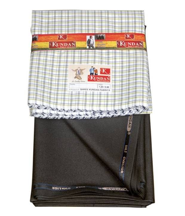     			Kundan Multicolour Poly Viscose Unstitched Shirt And Trousers