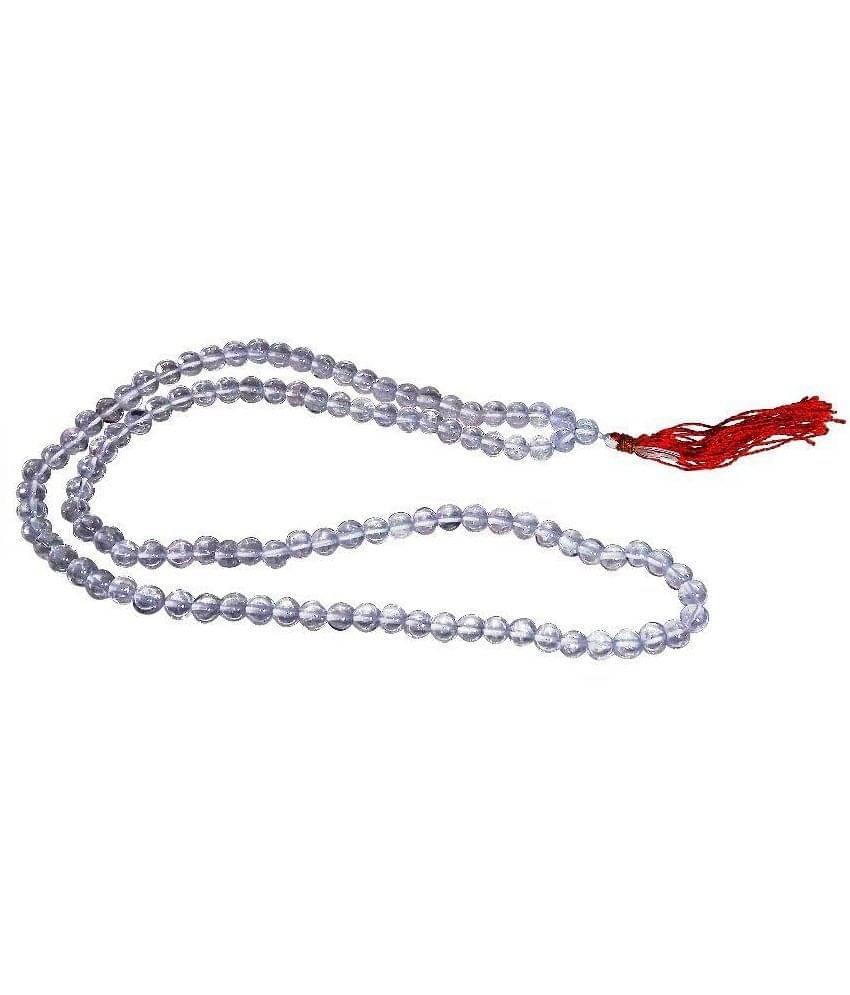     			Nakshatra Craft 100% Original Lab Certified Sphatik Mala Crystal String for Japa and Unisex Wearing