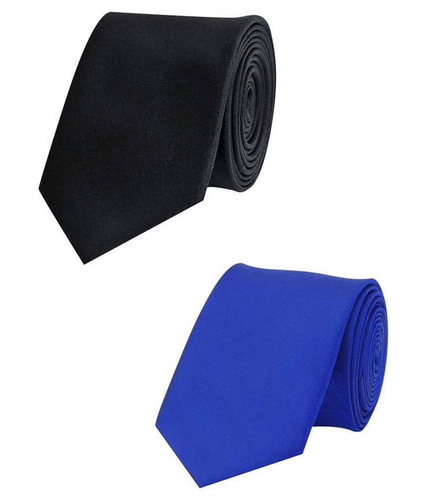 Greyon Black and Blue Neck Tie - Set of 2 - Jewellery Sets | Buy online on ZillyBuy