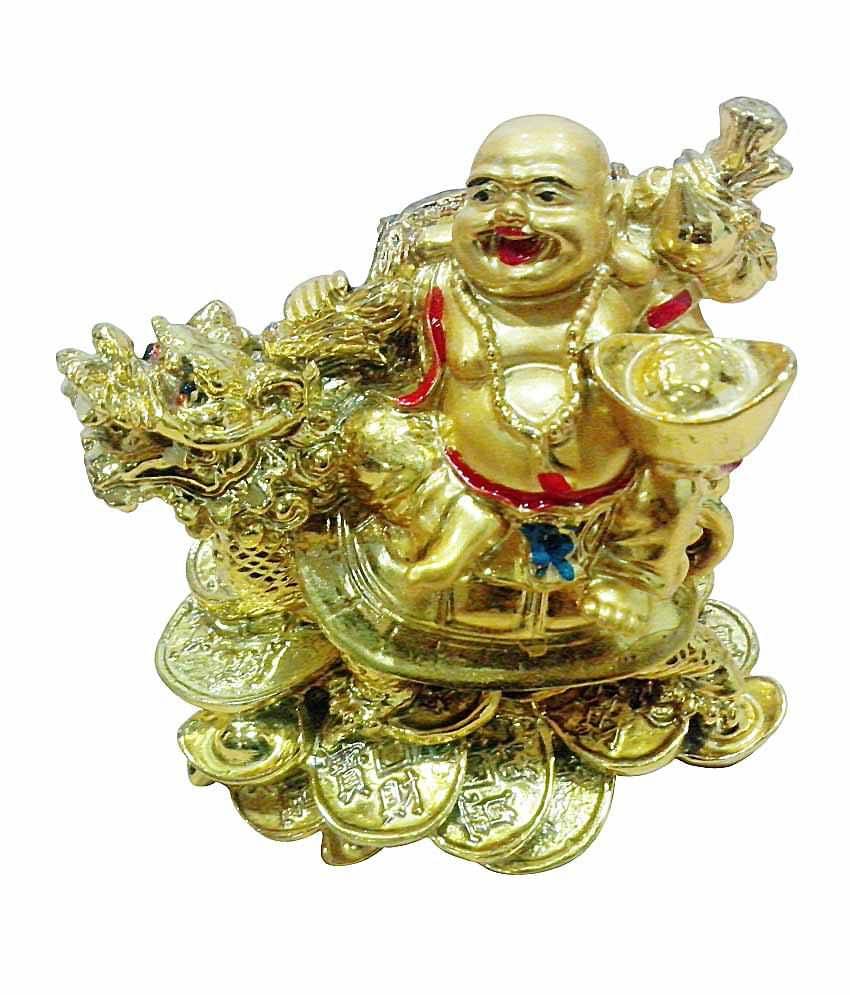 Future Oracle Glossy Resin Vastu Feng Shui Laughing Buddha Sitting On Dragon Tortoise Future Oracle Glossy Resin Vastu Feng Shui Laughing Buddha Sitting On Dragon Tortoise