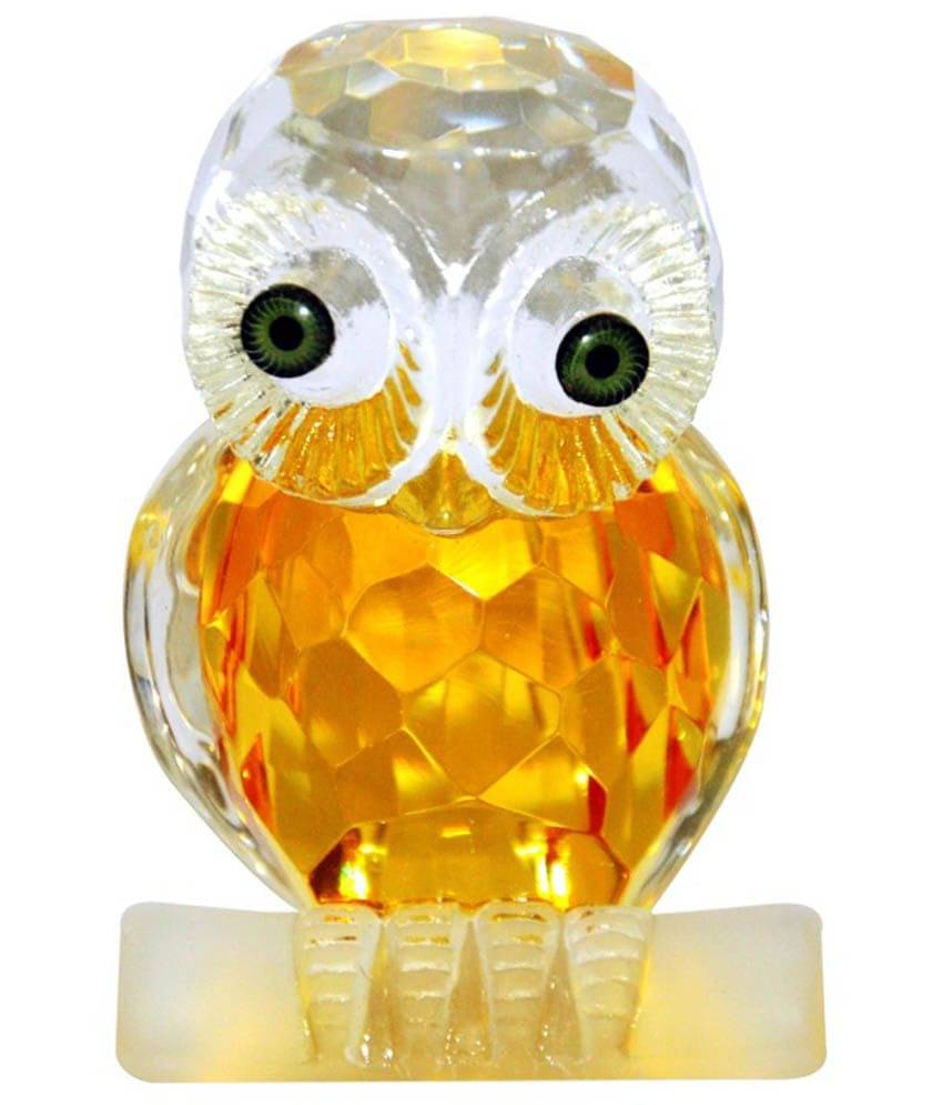 SPARX Shopping White Crystal Owl Feng Shui SPARX Shopping White Crystal Owl Feng Shui