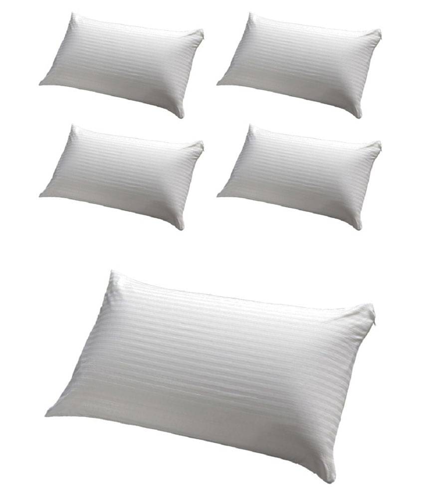 JDX White Pillow Pack Of 5 JDX White Pillow Pack Of 5