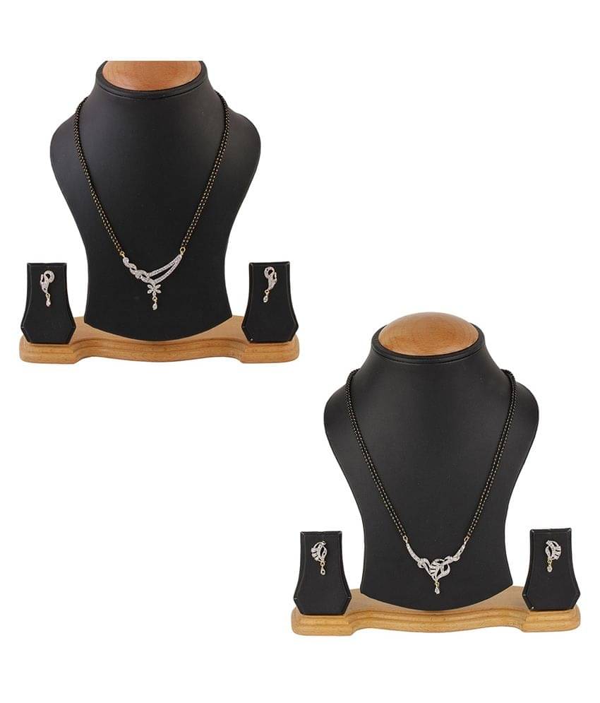 Zeneme Combo Of 2 Mangalsutra Set     			Zeneme Combo Of 2 Mangalsutra Set