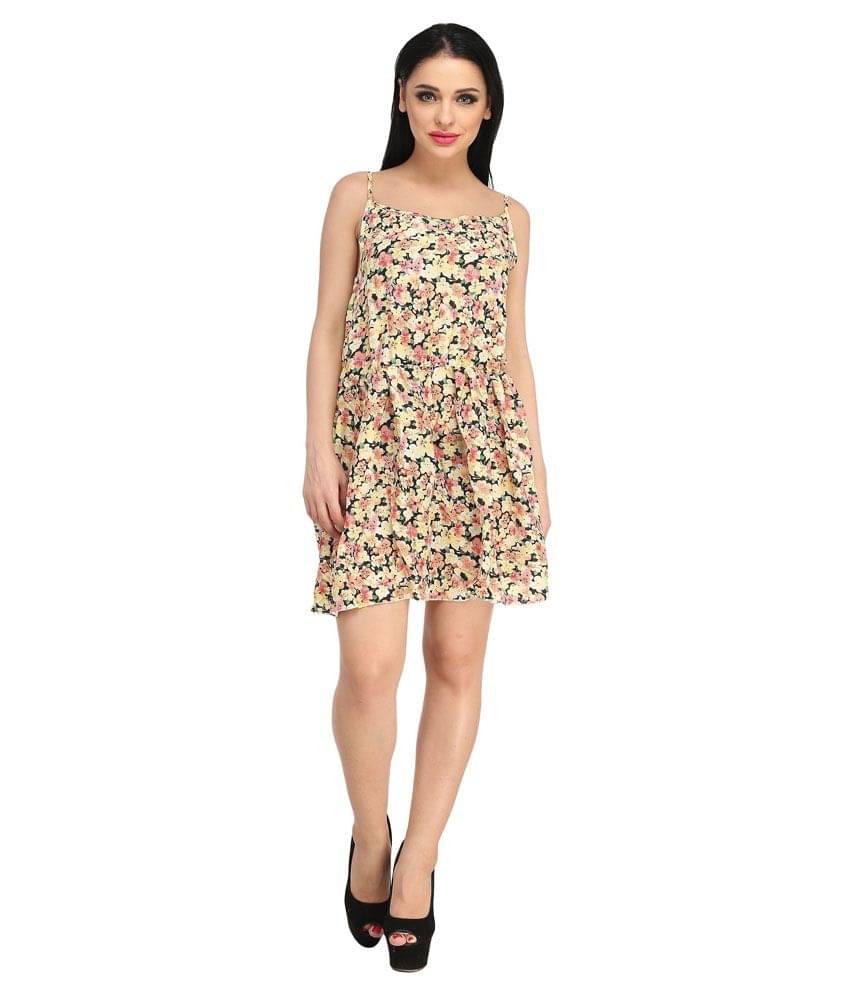     			N-gal Multi Color Polyester Beach Dresses