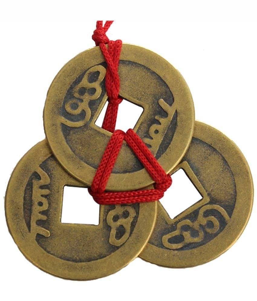     			Hatti Feng Shui 3 Coins Set