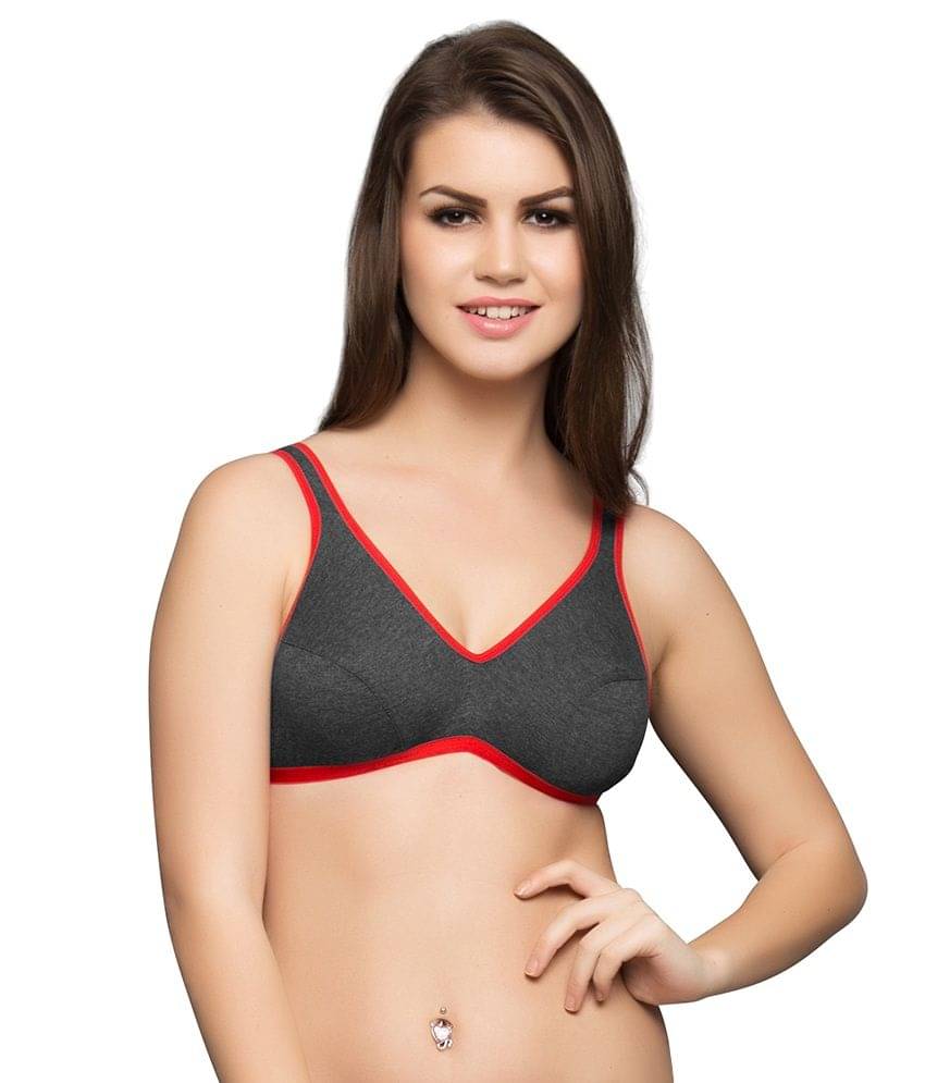     			Clovia Gray Lycra Bra