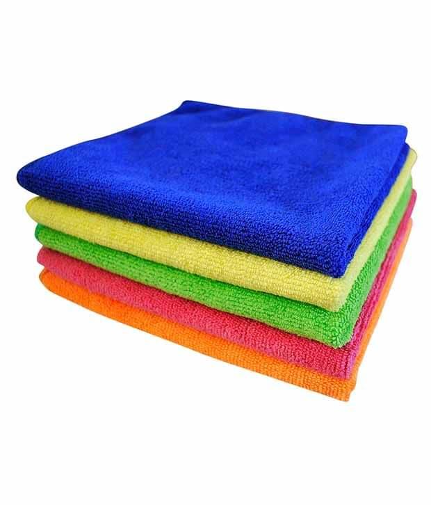     			SOFTSPUN Fabric Cleaning Cloth set of 5