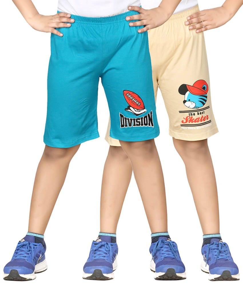     			Dongli Pack of 2 Shorts For Boys ( Beige )
