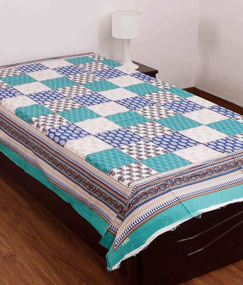     			Uniqchoice Cotton Single Bedsheet ( Multi )