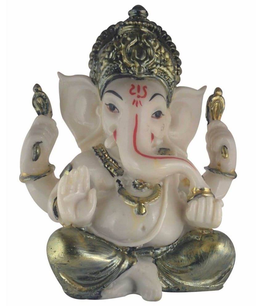     			Galaxy World Lord Ganesha Marble Ganesha Idol x cms Pack of 1