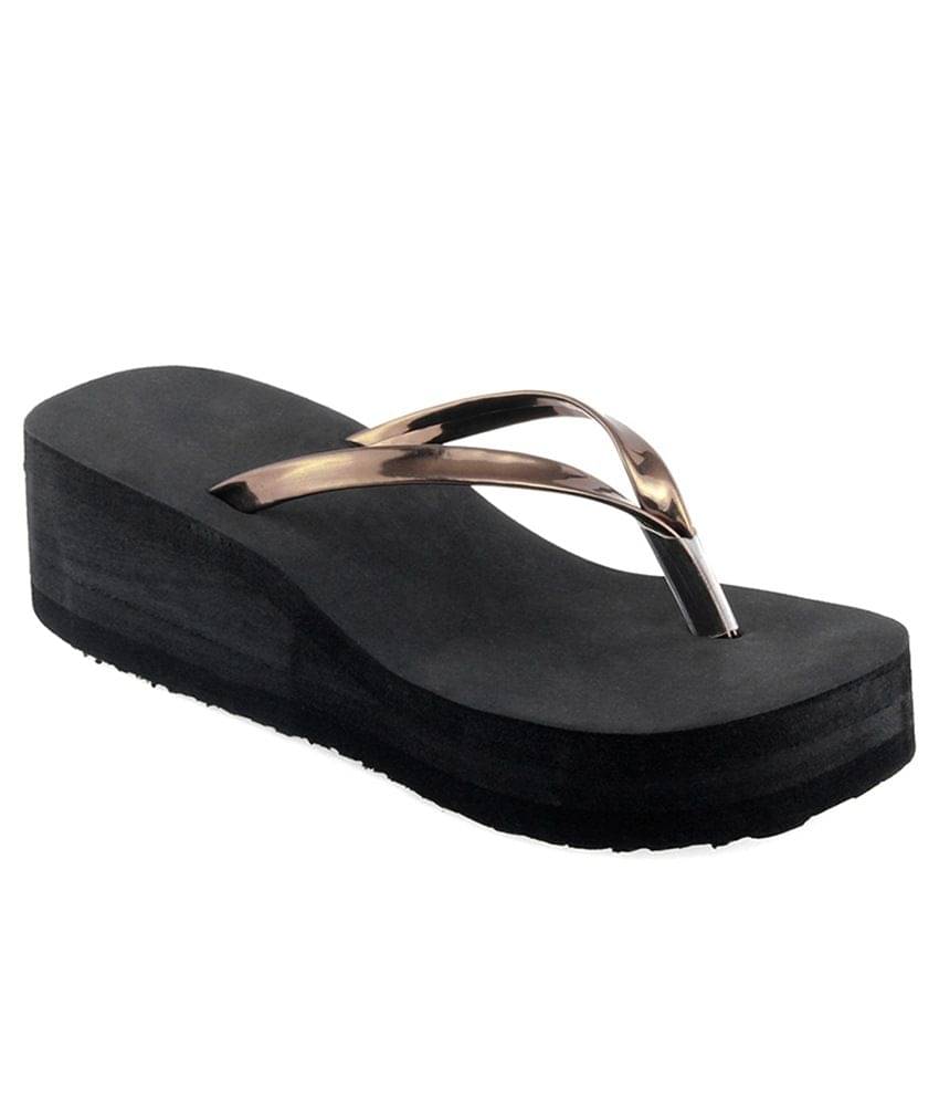     			Shoe Lab Brown Slippers & Flip Flops