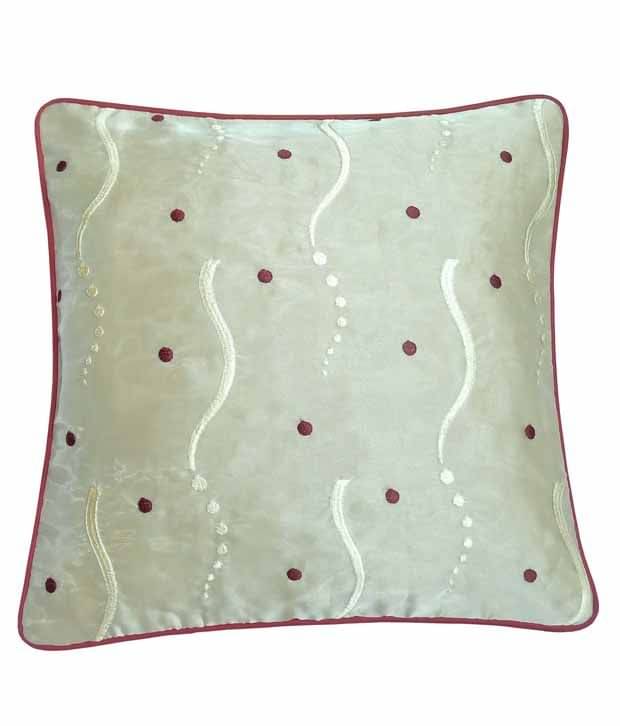     			Hugs'n'Rugs Single Cotton Cushion Cover (40 x 40 cm) 16 x 16