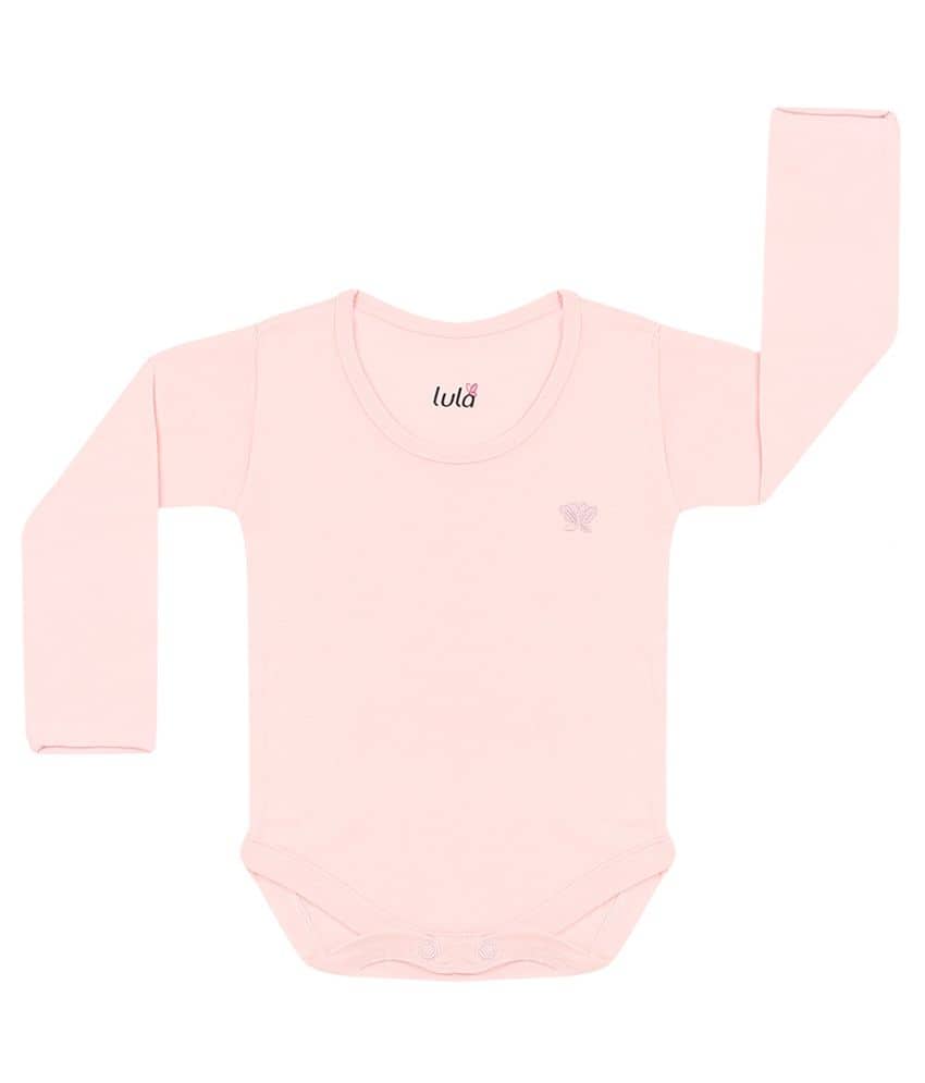 LULA Unisex for Baby 100% Cotton Bodysuit ( Pink )