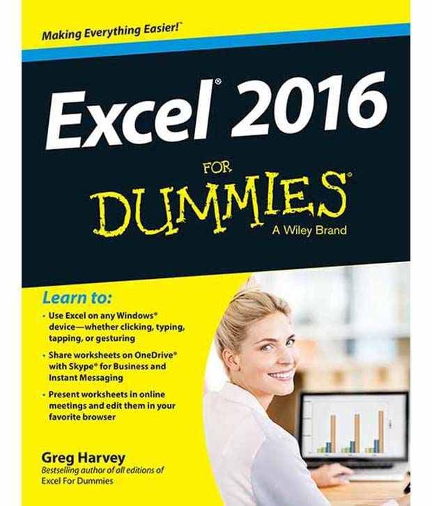     			Excel 2016 For Dummies Paperback - English