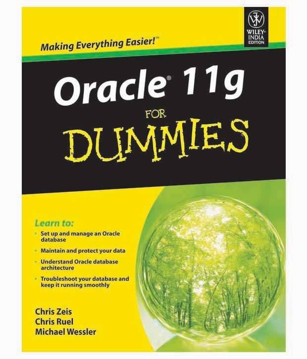     			ORACLE 11G FOR DUMMIES