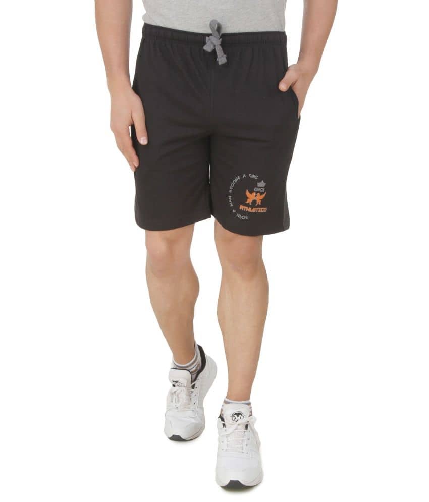 Athletico Black Shorts - Shorts | Buy online on ZillyBuy