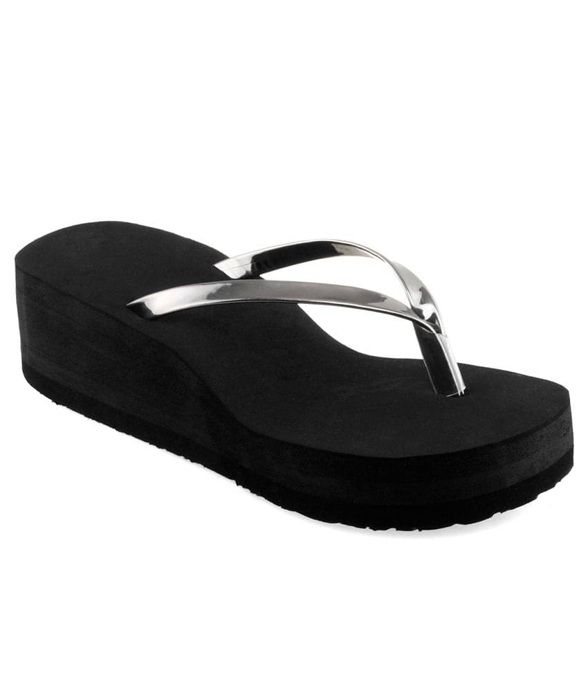     			Shoe Lab Silver Platforms Heels