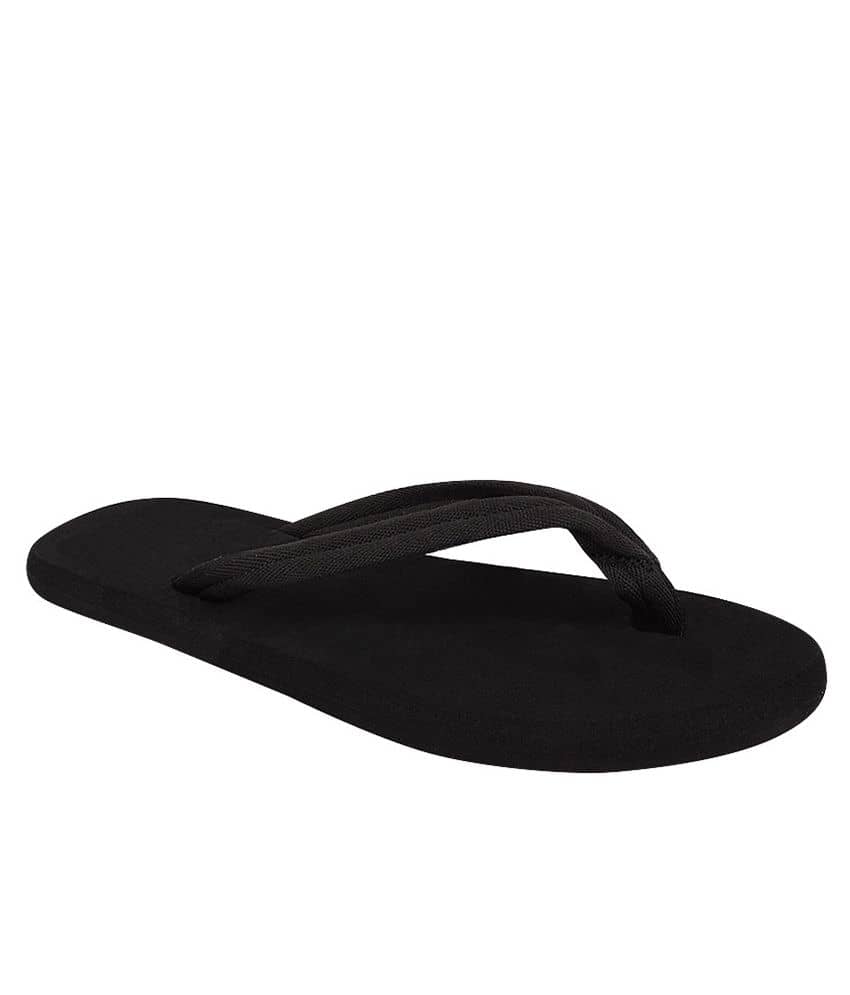 Style Height Black Slippers