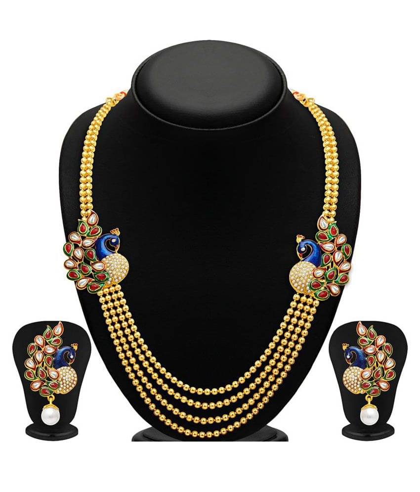 Sukkhi Alloy Gold Plated Kundan Necklace Set Sukkhi Alloy Gold Plated Kundan Necklace Set