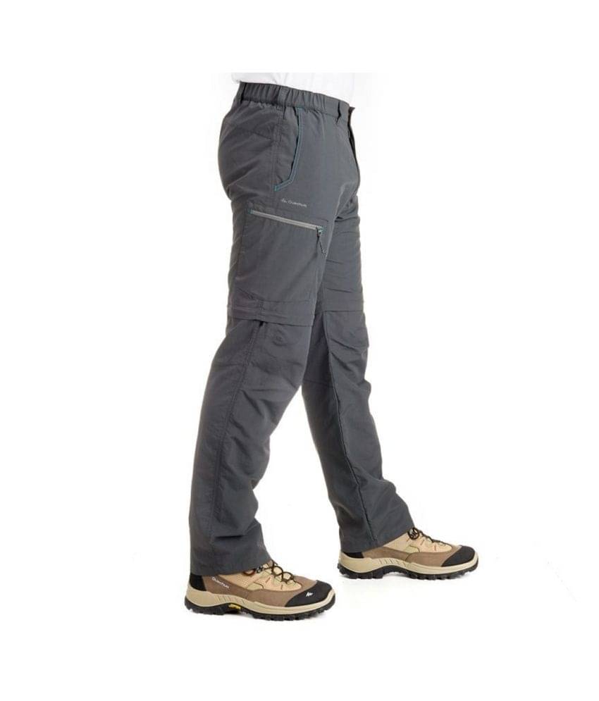 QUECHUA Forclaz 50 Men's Hiking Convertible Trousers By Decathlon