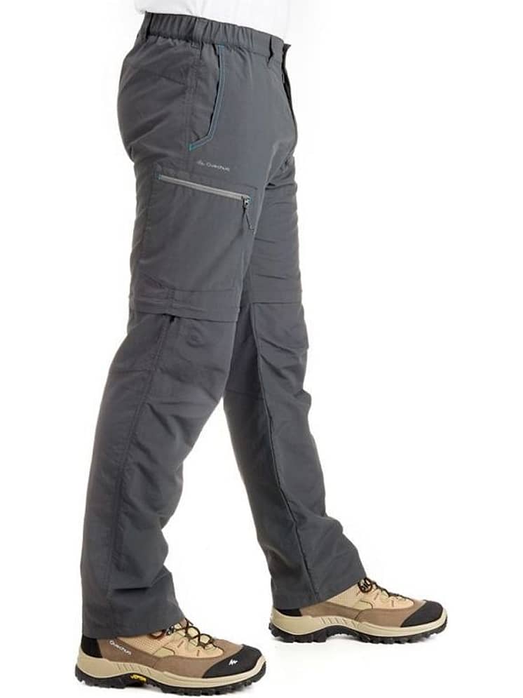 QUECHUA Forclaz 50 Men's Hiking Convertible Trousers By Decathlon