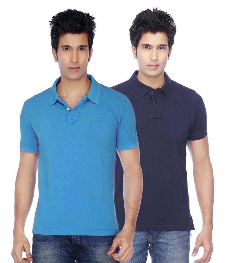 Concepts Multicolor Polo T Shirts Pack of 2 Concepts Multicolor Polo T Shirts Pack of 2