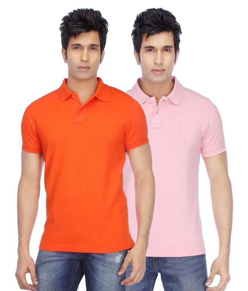 Concepts Multicolor Polo T Shirts Pack of 2 Concepts Multicolor Polo T Shirts Pack of 2