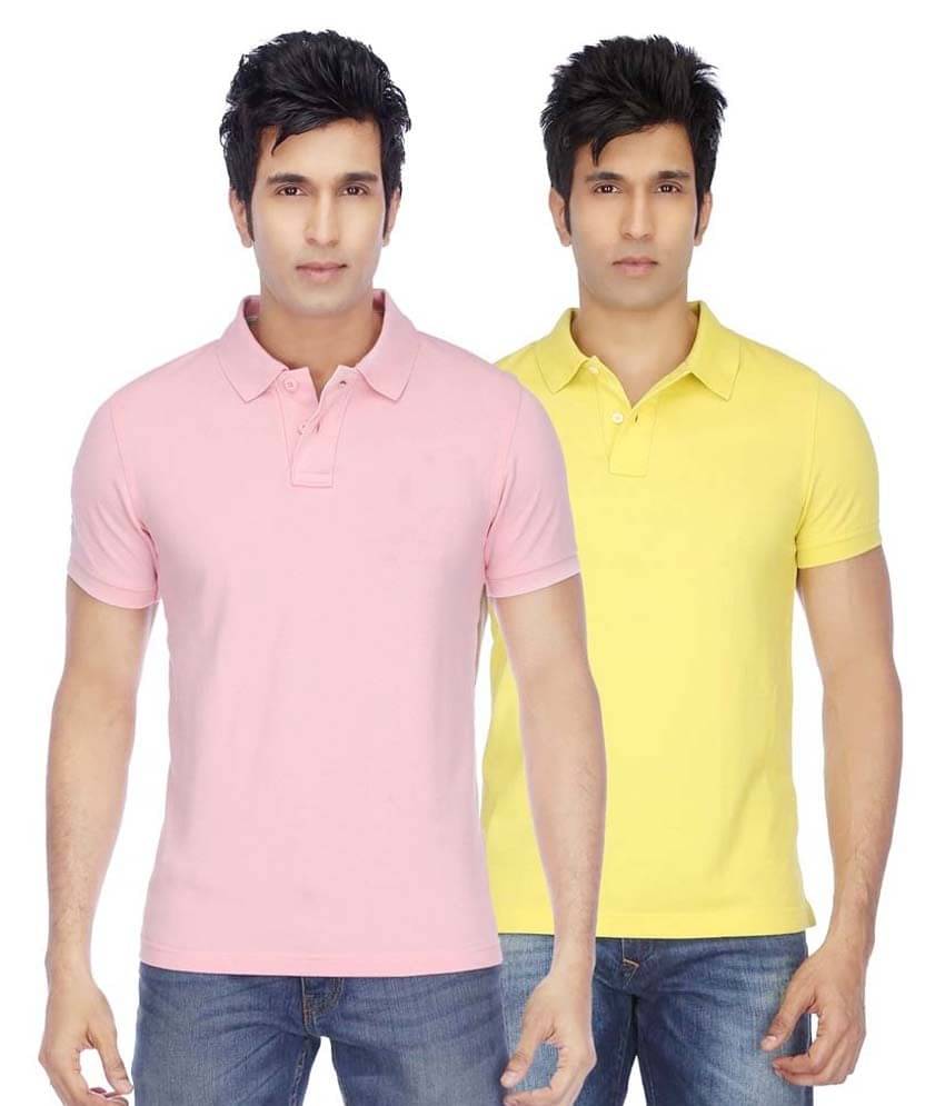 Concepts Multicolor Polo T Shirts Pack of 2 Concepts Multicolor Polo T Shirts Pack of 2