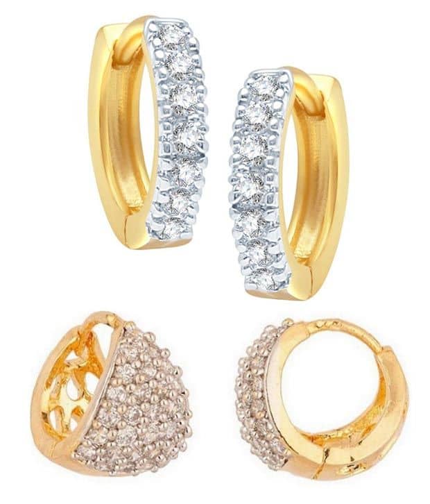 Jewels Galaxy  American Diamonds Earrings Combo - Earrings | Buy online on ZillyBuy