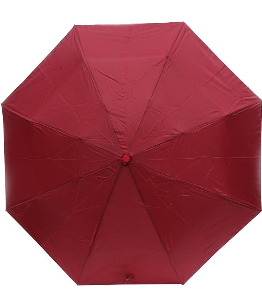 Arip Maroon Polyester 3 Fold Umbrella for Men - Jewellery Sets | Buy online on ZillyBuy