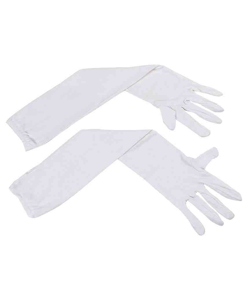     			R.j.von White Driving Gloves For Women